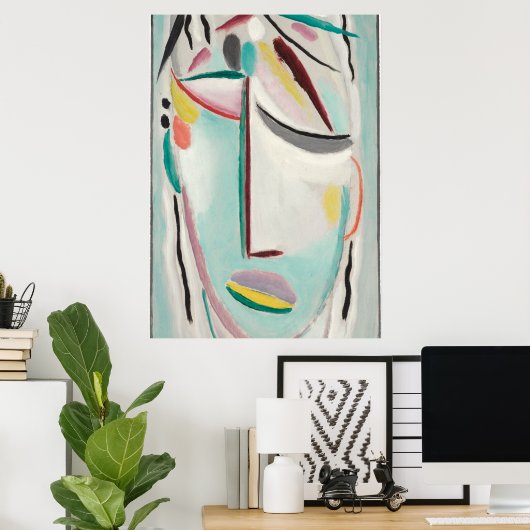 Masterpiece "Saviour's Face" Circa 1919/Poster ポスター (ホームオフィス)