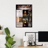 Masterpieces of Leonardo da Vinci Poster Set ポスター (ホームオフィス)
