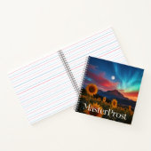 MasterProst：天空の下のひまわり ノートブック (内部)