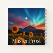 MasterProst：天空の下のひまわり ノートブック (裏面)