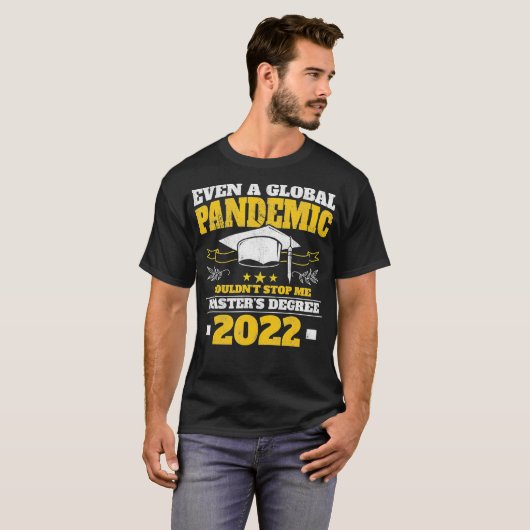 Masters Degree 2022 Graduation Master Graduate Tシャツ (正面フル)