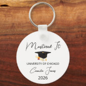 Masters Degree Graduation Gift for Her, Masters De キーホルダー (正面)