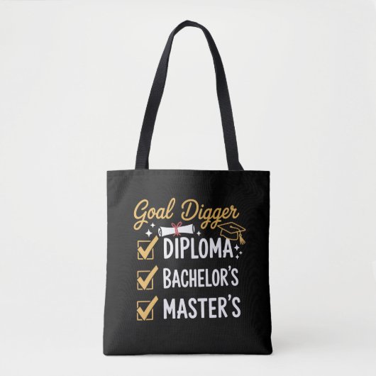 Masters Graduation Goal Digger Mastered It Class  トートバッグ (正面)