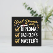 Masters Graduation Goal Digger Mastered It Class  招待状 (スタンド正面)