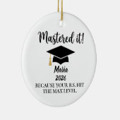 Masters Graduation Ornament, College Graduation  セラミックオーナメント (右)