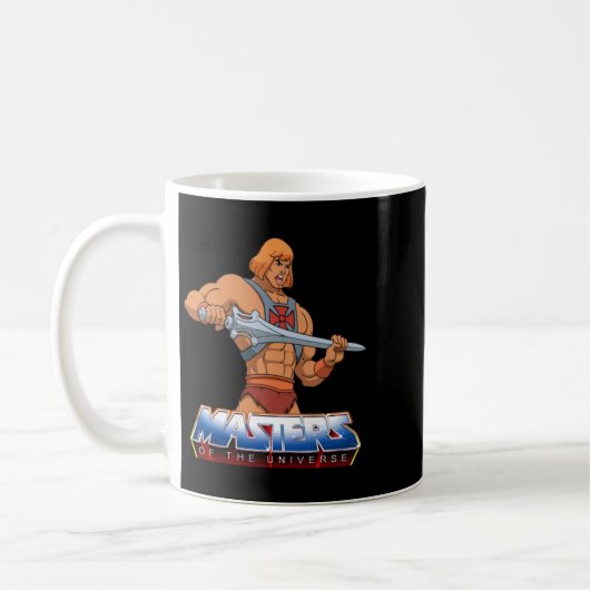 Masters Of The Universe – ロゴ – Clean Essential T コーヒーマグカップ (左)
