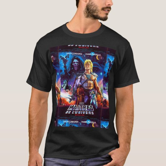 Masters Of The Universe 80s Movie He Man Scifi Tシャツ (正面)