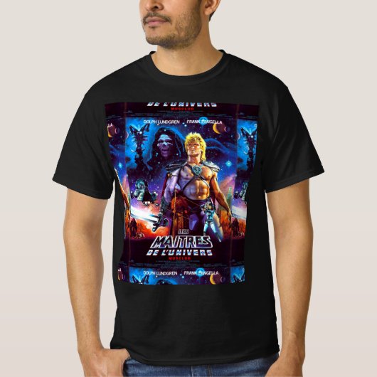 Masters Of The Universe 80s Movie He Man Scifi Tシャツ (正面)