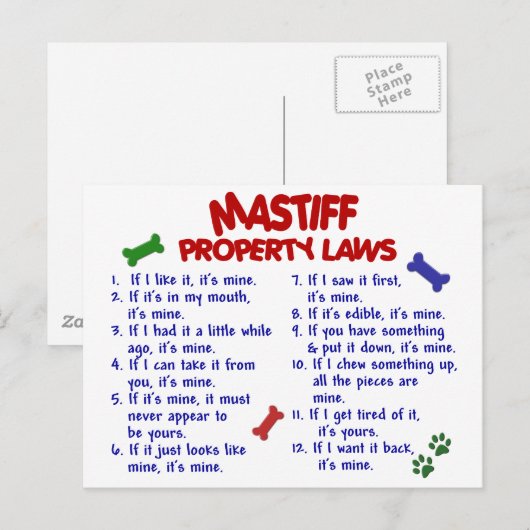 MASTIFF財産法2 ポストカード (正面/裏面)