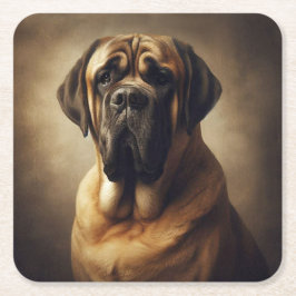 Mastiff スクエアペーパーコースター