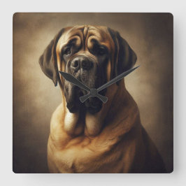 Mastiff スクエア壁時計
