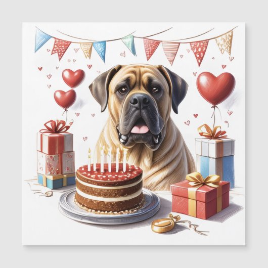 Mastiff auf einer Feier (正面)