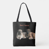 Mastiff beste Freunde トートバッグ (裏面)