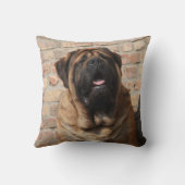 Mastiff englische Dogge クッション (裏面)