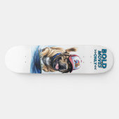 Mastiff englische Dogge Auf Surfbrett Urlaub スケートボード (横)