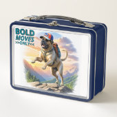 Mastiff englische Dogge im Gebirge Urlaub メタルランチボックス (正面)