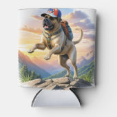 Mastiff englische Dogge im Urlaub im Gebirge 缶クーラー (正面)