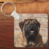  Mastiff englische Dogge Vatertag  キーホルダー (正面)