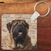  Mastiff englische Dogge Vatertag  キーホルダー (裏面)