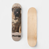 Mastiff englische Dogge Vatertag スケートボード (正面)
