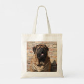  Mastiff englische Dogge Vatertag  トートバッグ (裏面)