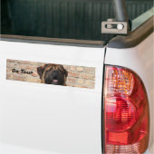 Mastiff englische Dogge Vatertag バンパーステッカー (トラック上)