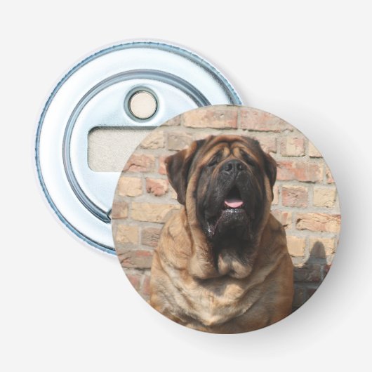 Mastiff englische Dogge Vatertag 栓抜き (正面)