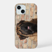 Mastiff englische Dogge Vatertag iPhone 15ケース (裏面)