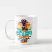 Mastiff Lover Funny Mastiff Dog Retro  コーヒーマグカップ (左)