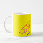 Mastiff Pilou Kaffeetasse コーヒーマグカップ (左)