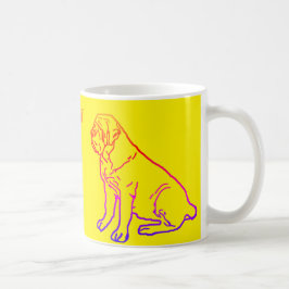 Mastiff Pilou Kaffeetasse コーヒーマグカップ