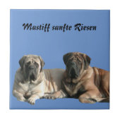 Mastiff  Urlaub English Mastiff タイル (正面)