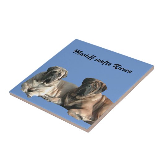 Mastiff  Urlaub English Mastiff タイル (側面)