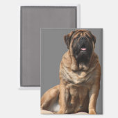 Mastiff Vatertag Best Friends マグネット (正面/裏面)