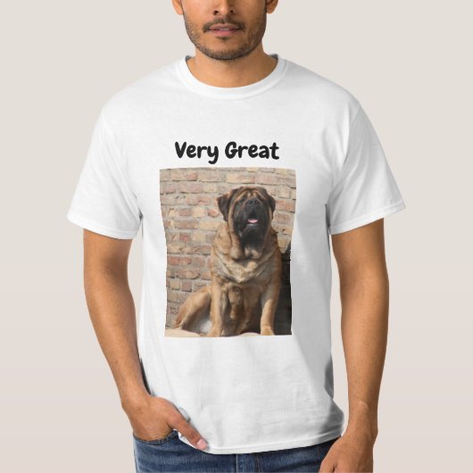 Mastiff Vatertag Best Friends Tシャツ (正面)