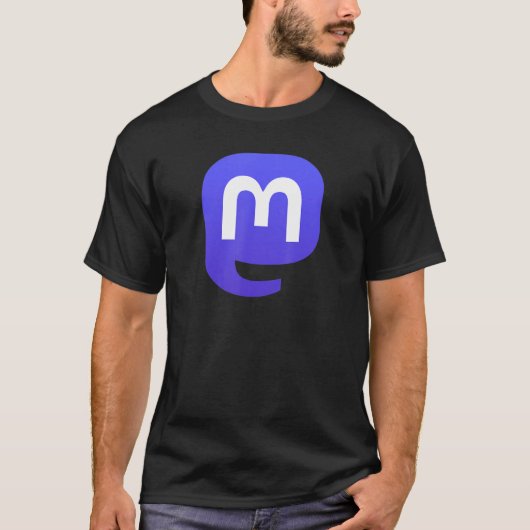 Mastodon Self Hosted Social Networking and Microb Tシャツ (正面)