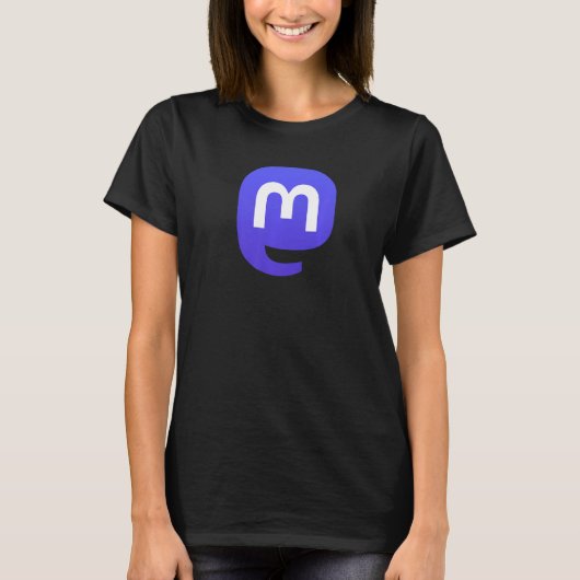 Mastodon  Self Hosted Social Networking and Microb Tシャツ (正面)