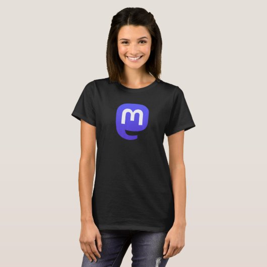 Mastodon  Self Hosted Social Networking and Microb Tシャツ (正面フル)