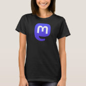 Mastodon Self Hosted Social Networking and Microb Tシャツ (正面)