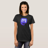 Mastodon Self Hosted Social Networking and Microb Tシャツ (正面フル)