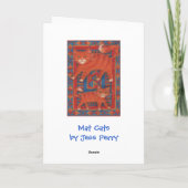 Mat CATS「Happy Father's Day」あいさつカード カード (裏面)