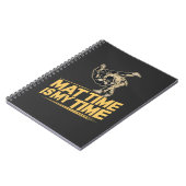 Mat Timeは私の時間Jiu日マットマスターBJJ ノートブック (左側)