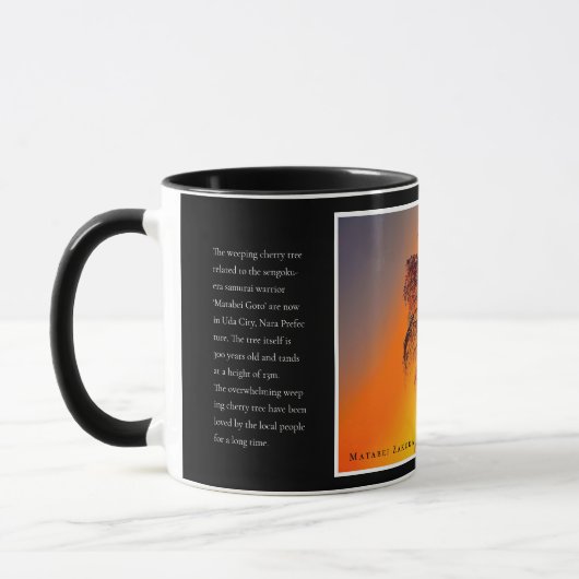 Matabei-Zakura Weeping Cherry Tree マグカップ (左)