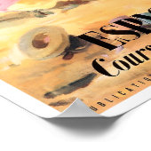 Matadorスペインのヴィンテージ旅行ポスターを復元 ポスター (角)