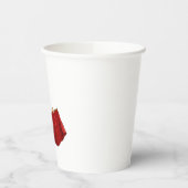 Matador with Red Cape Spanish Bullfighter 紙コップ (左)