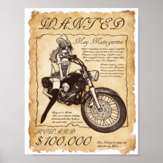 MATAGARINA~手配書ポスター~ ポスター