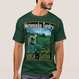 MATANUSKAのツンドラインドのSATIVA Tシャツ