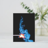 match-359970マッチは煙を点火する火を点火 ポストカード (スタンド正面)