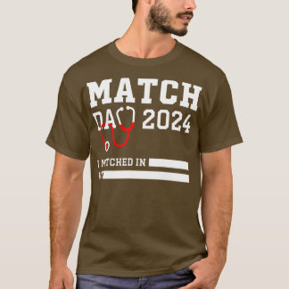Match Day 2024 Medical Residency NRMP School Gradu Tシャツ