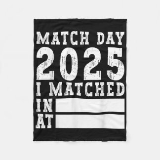 Match Day 2025 Medical School Residency Medicine P フリースブランケット